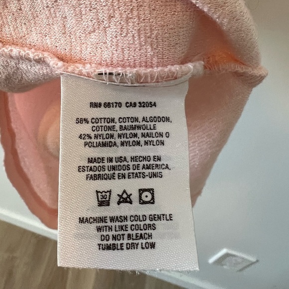 Anthropologie Long Sleeve Pink Knit Tee - Picture 7 of 10